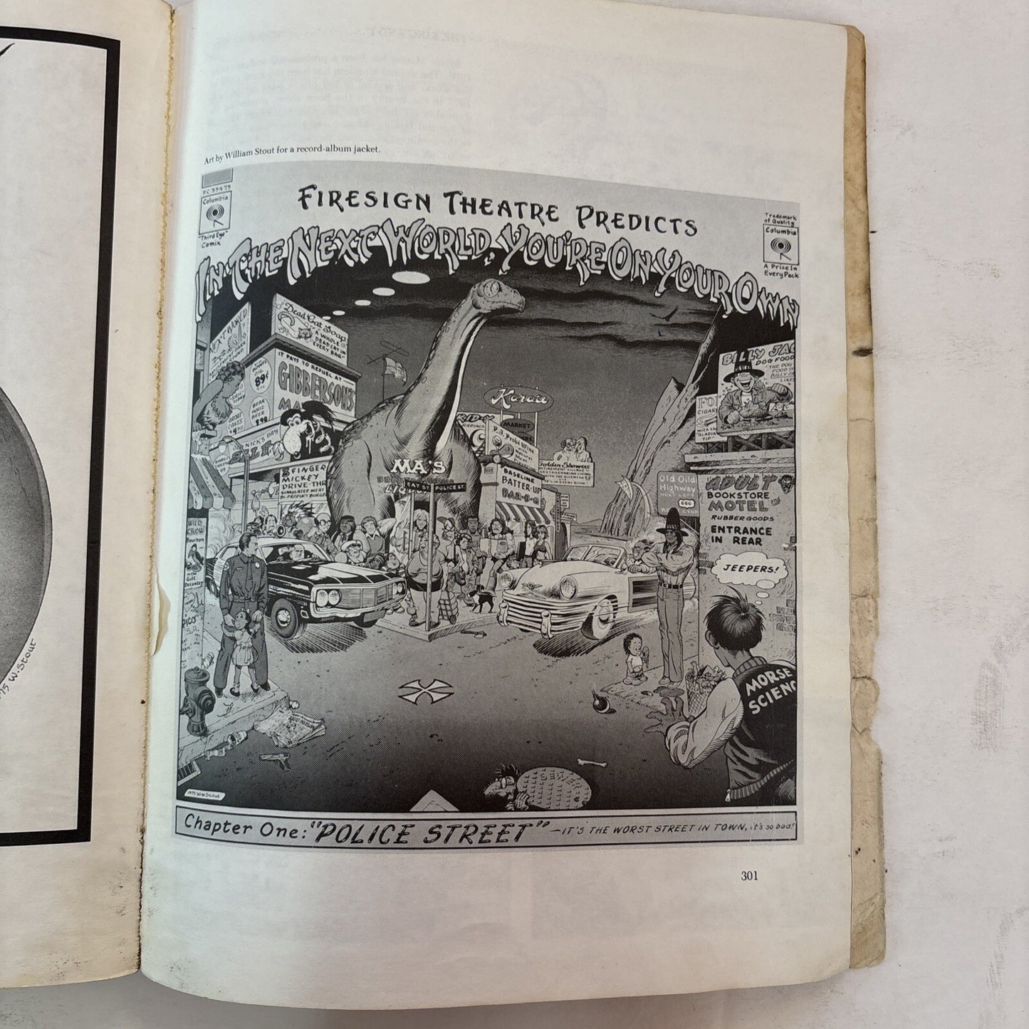 THE DINOSAUR SCRAPBOOK Book B&W Illustrated Donald Glut