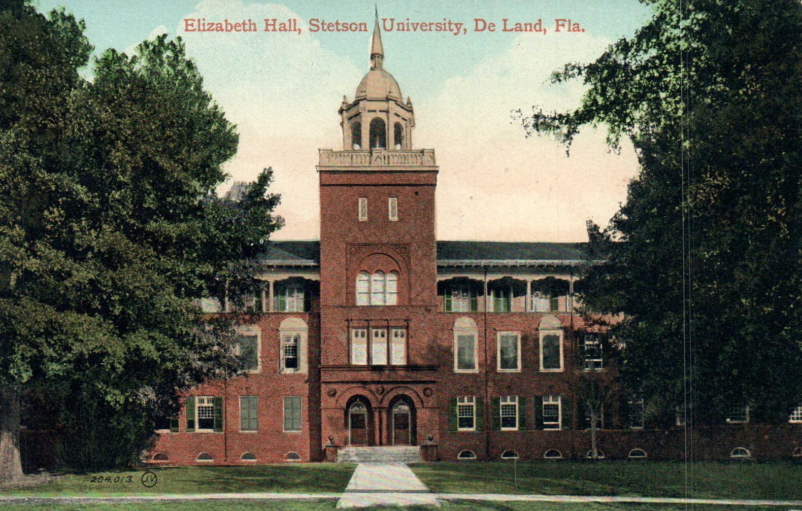 Elizabeth Hall University De Land Florida FL FLA  Valentine & Son