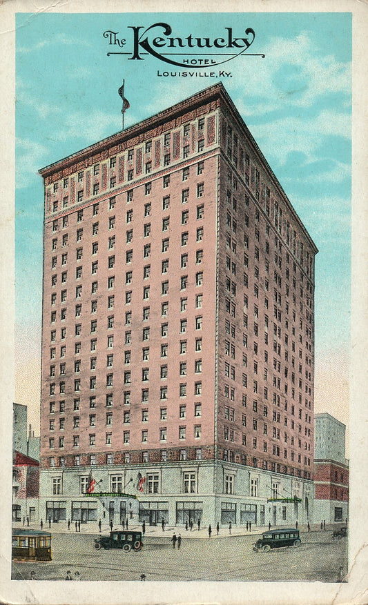 1920's The Kentucky Hotel Louisville KY Postcard