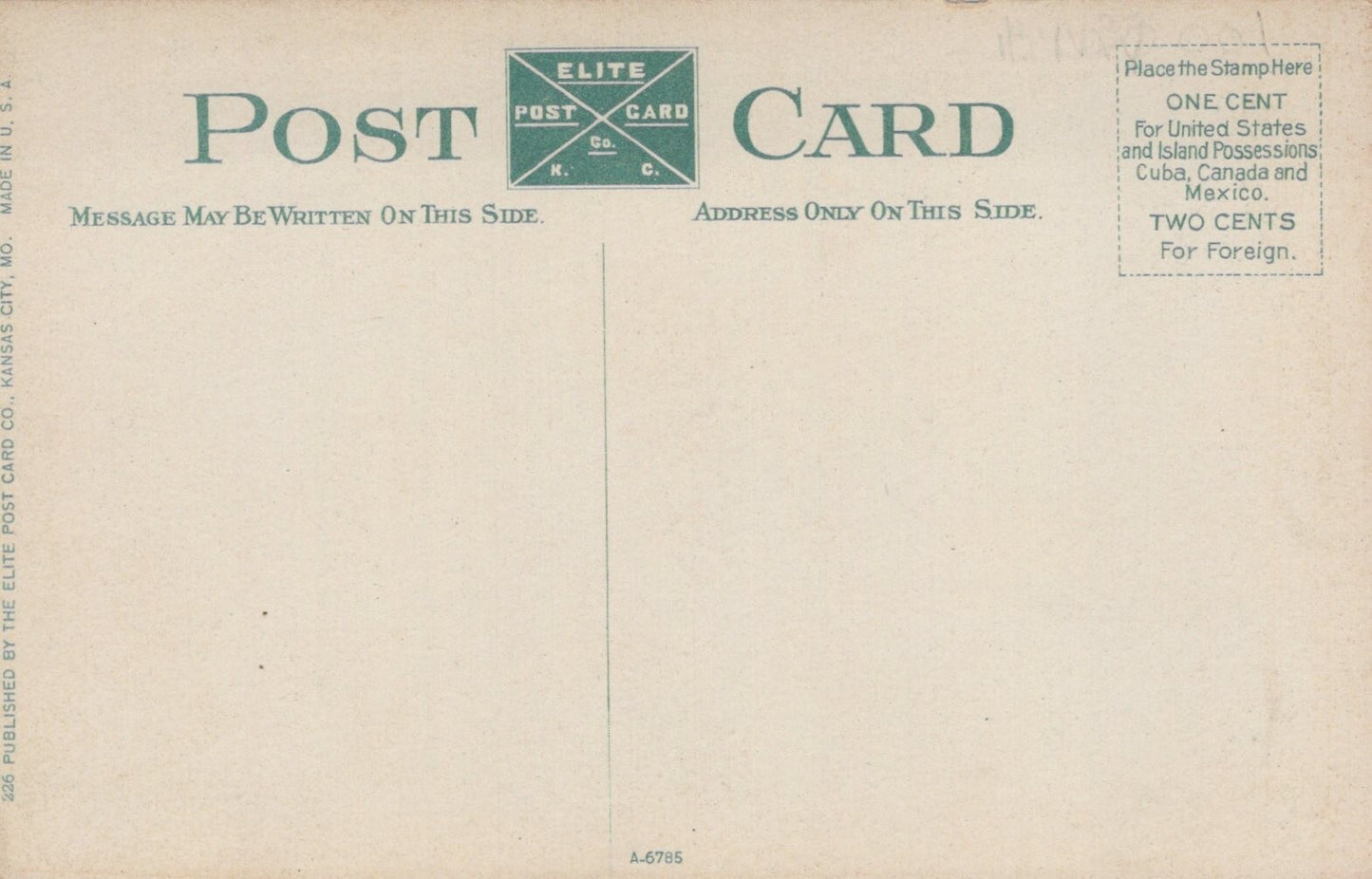 Fifteenth Street Bridge at Blue Ridge Kansas City MO Missouri Postcard A-6785