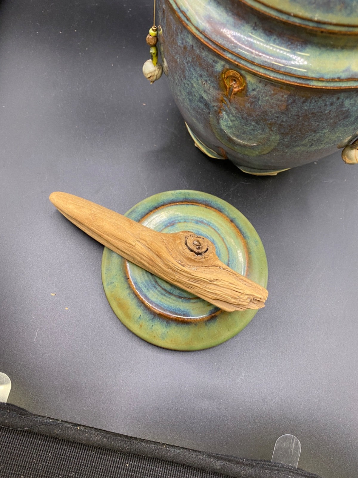Signed / Marked Handmade Custom Crafted Pottery Urn