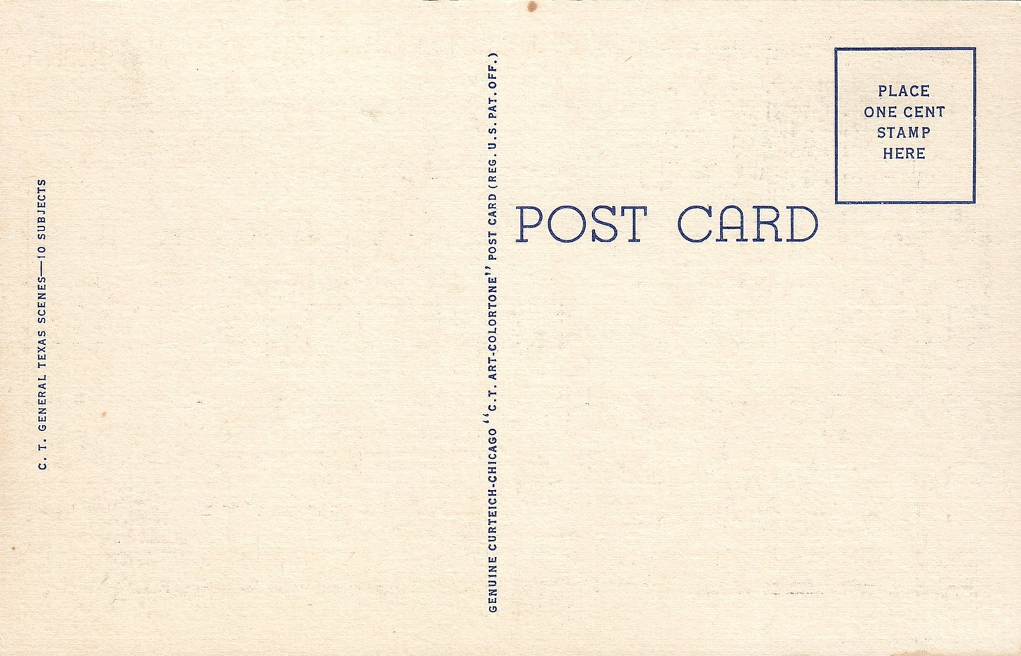 Large Letter Texas TX  Postcard