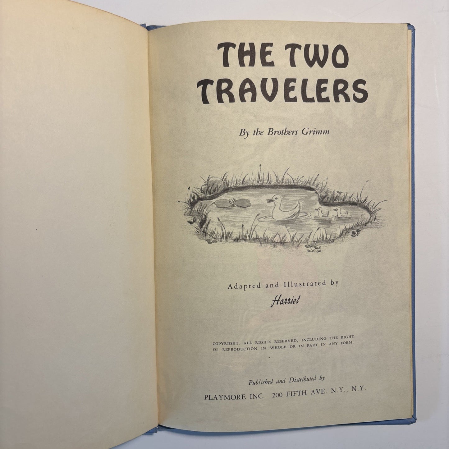 The Two Travelers Book by Brothers Grimm Published by Playmore Inc