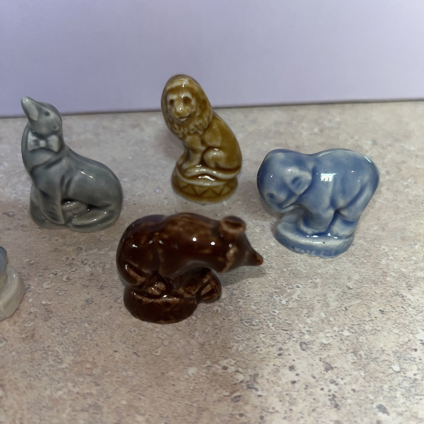 Wade Whimsies Lot Of 6 Vintage  Miniature Circus Figurines England