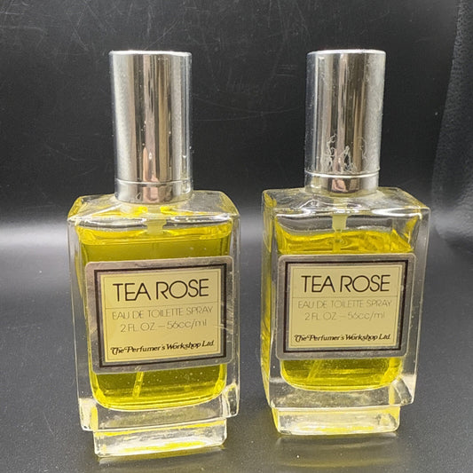 Women TEA ROSE 2pcs of 2.0 oz =  4.0 oz Perfumes WORKSHOP  EAU DE TOILETTE SPRAY