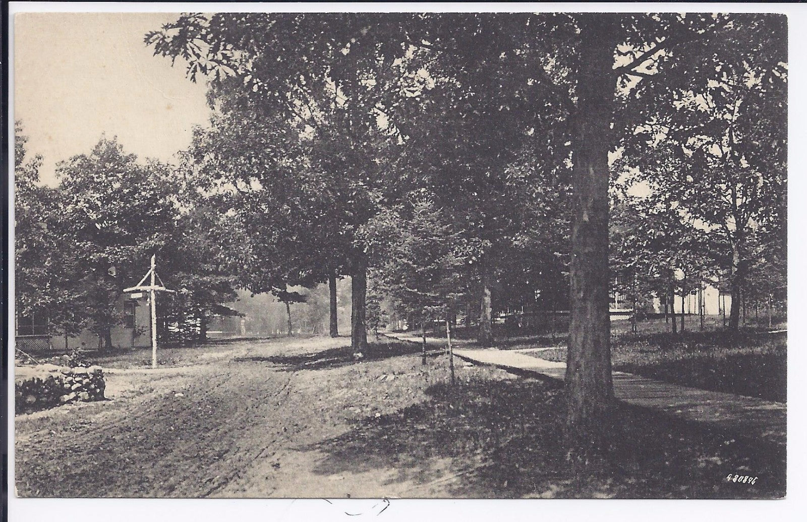 Greetings Neighborhood Park  View Indian River Mi Michigan Postcard