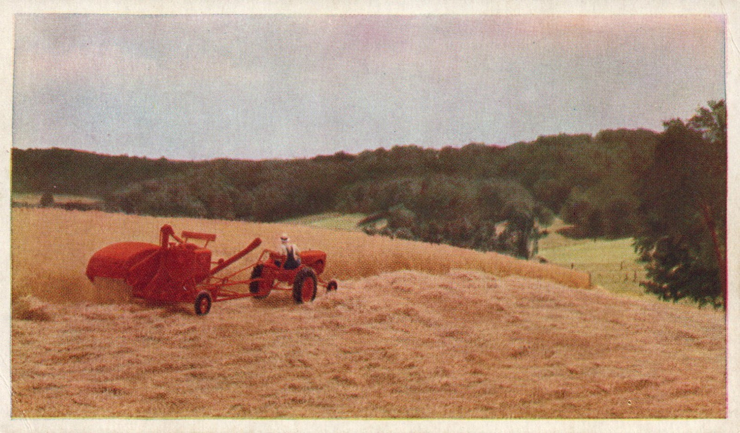 Allis-Chalmers model "40" and "60" TRACTOR vintage postcard