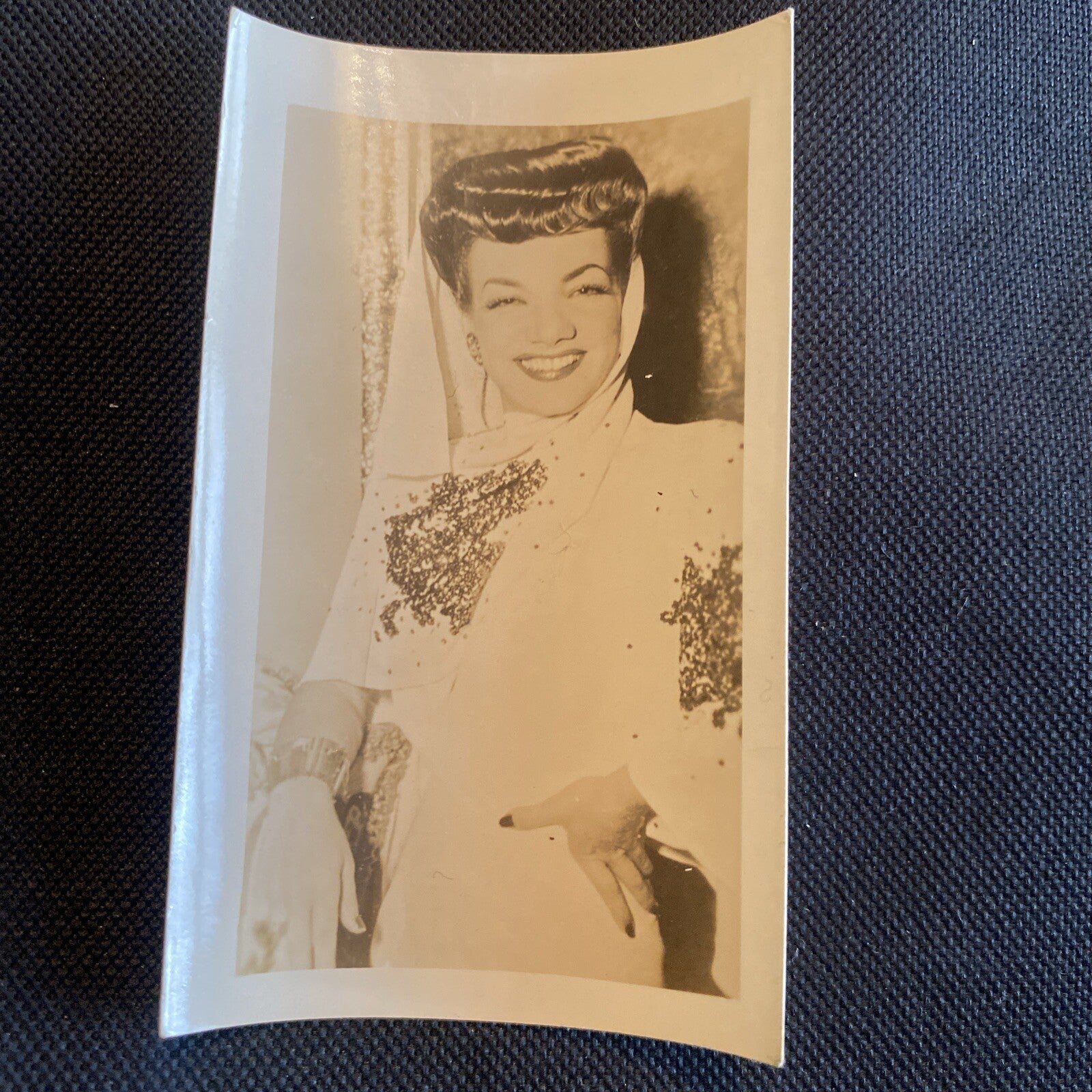 Real Photo Carmen Maranda  2.5" x 4" Hollywood Movie Star Fan Club