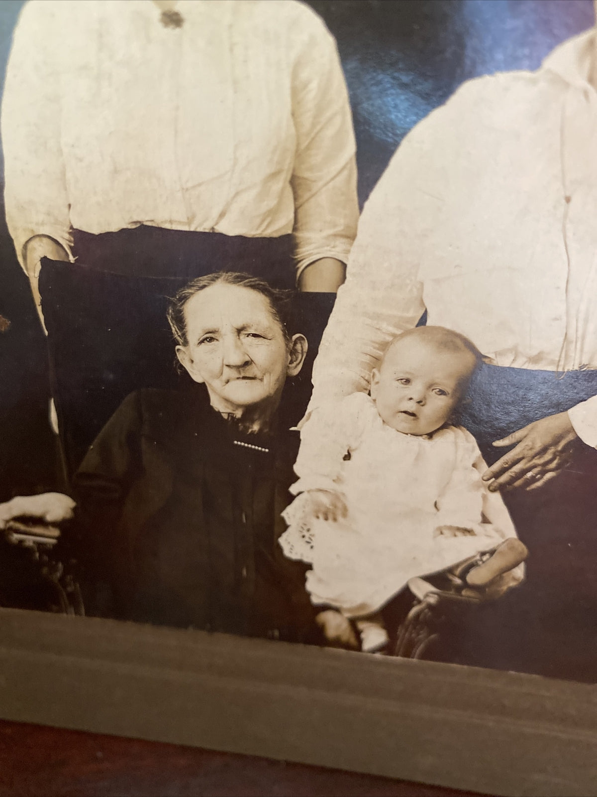 Vintage Victorian Real Photo on Card Generational Photo Family of Women