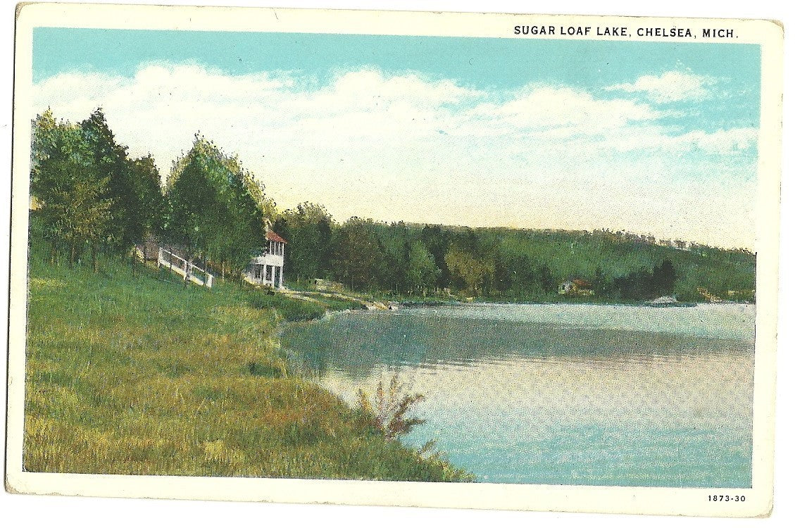 Sugar Loaf Lake Chelsea MI Michigan  Postcard