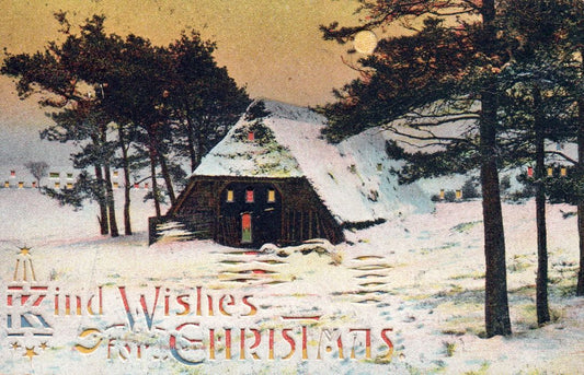 Kind Wishes For Christmas HTL Hold to the Light postcard
