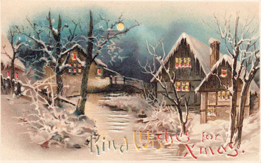 Kind Wishes For X-Mas HTL Hold to the Light postcard