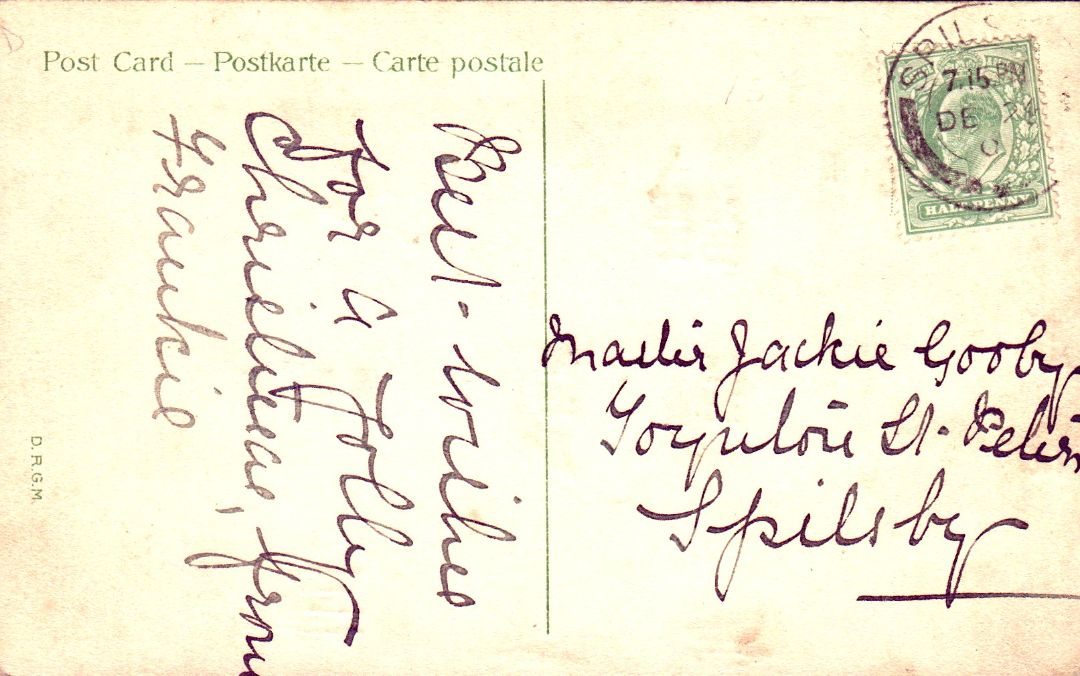A Peaceful Christmas HTL Hold to the Light postcard