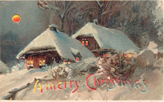 A Merry Christmas HTL Hold to the Light postcard