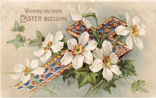 Wishing You Every Easter Blessing HTL Hold to the Light postcard
