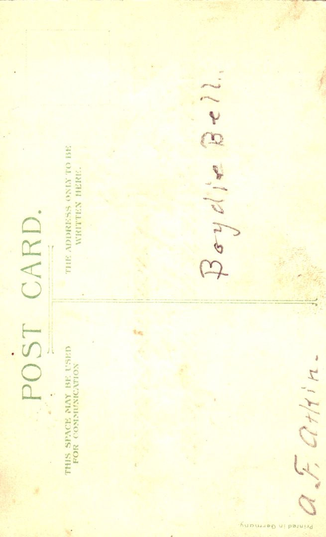 With Loving Wishes For A Happy Easter HTL Hold to the Light postcard