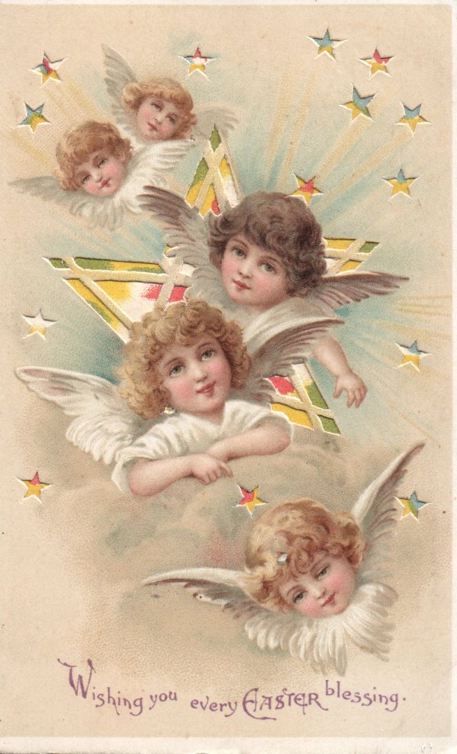 Wishing You Every Easter Blessing HTL Hold to the Light postcard