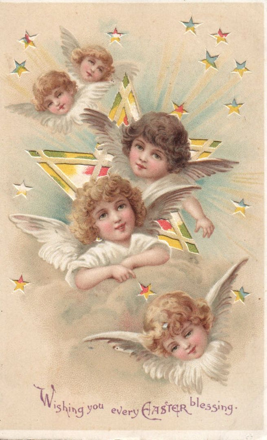 Wishing You Every Easter Blessing HTL Hold to the Light postcard