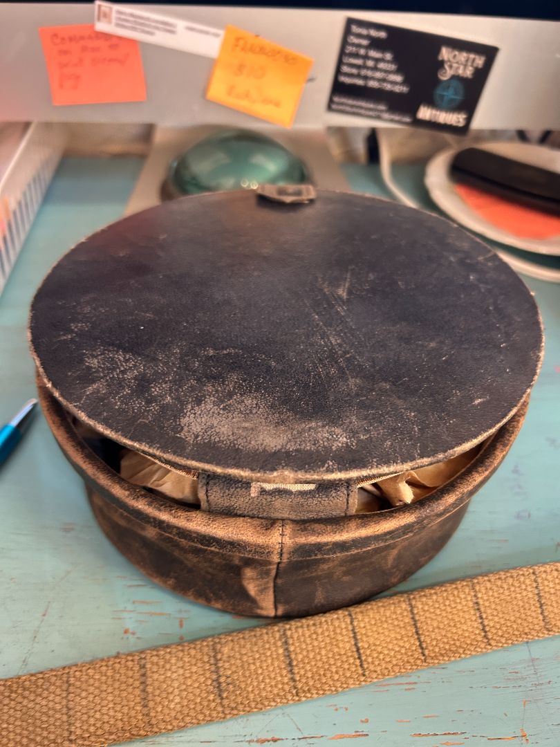 Leather Hat Case
