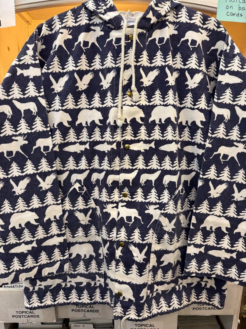 Vintage Michigan Rag Co Smock