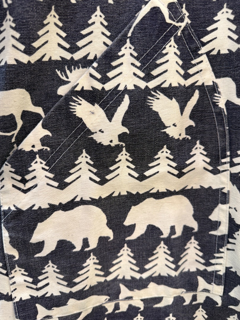 Vintage Michigan Rag Co Smock