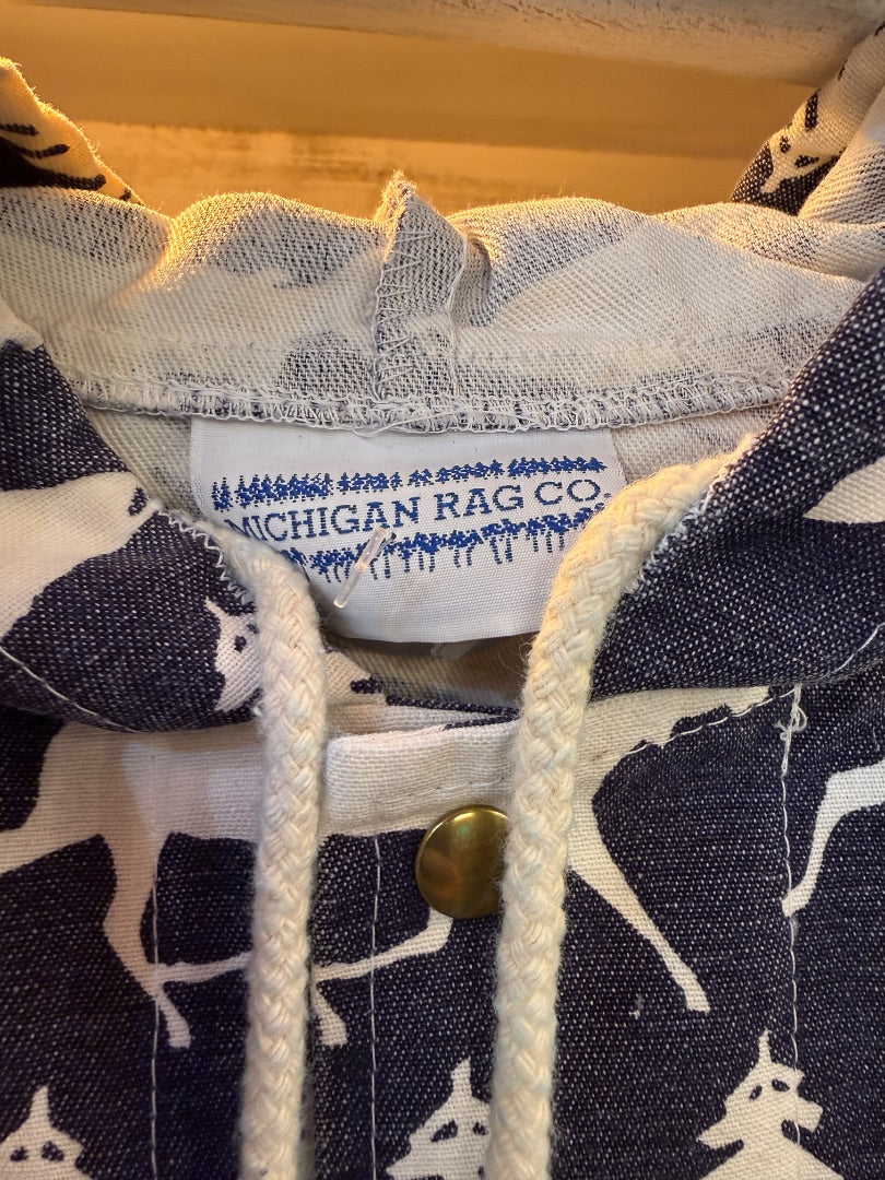 Vintage Michigan Rag Co Smock