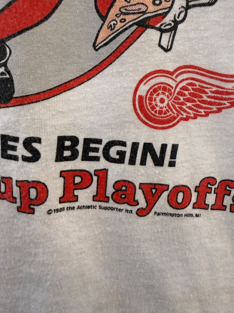 Vintage 80s Red Wings Shirt