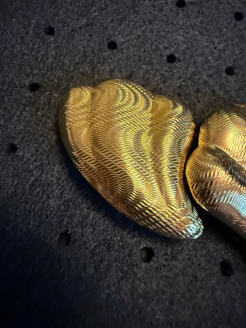Monet Clip Gold Earrings