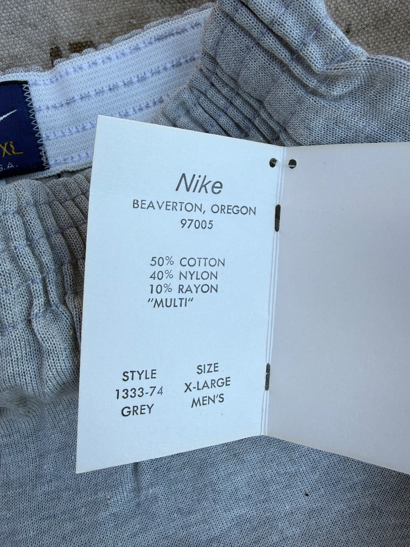 Vintage 80s gray and blue Nike shorts