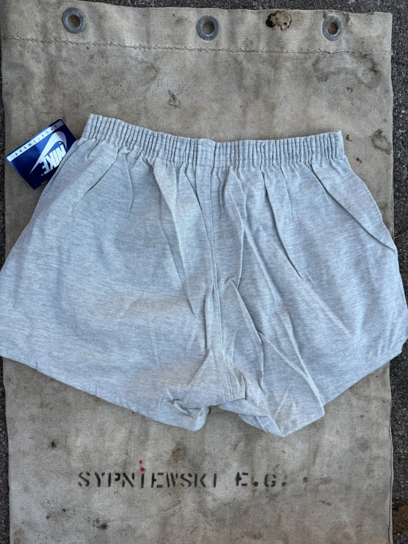 Vintage 80s gray and blue Nike shorts
