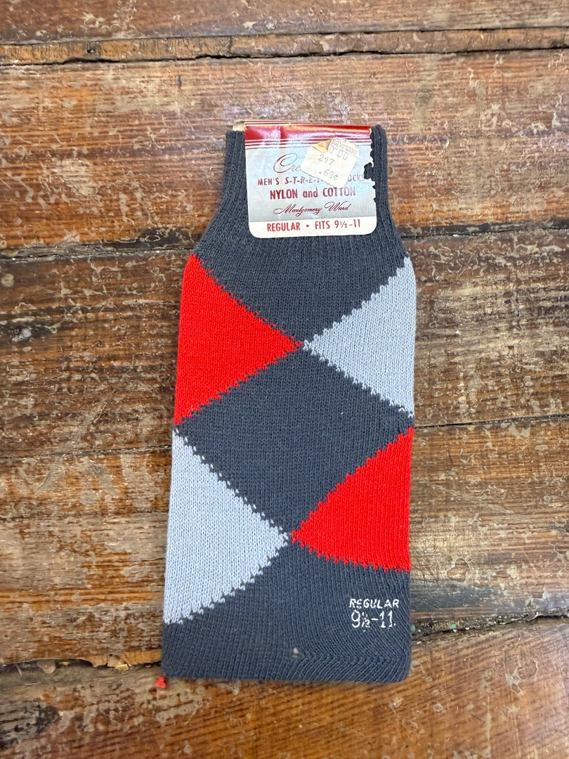 Vintage 50s Men’s Argyle Socks