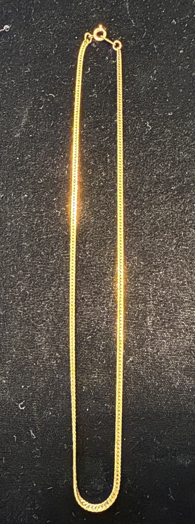 Gold Tone Chain Necklace