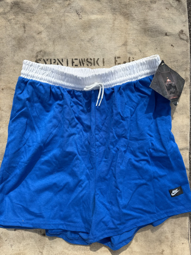 Vintage 80s Nike fit-ness line shorts royal blue