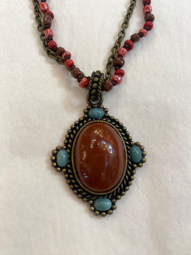 Tiger Eye Stone Necklace