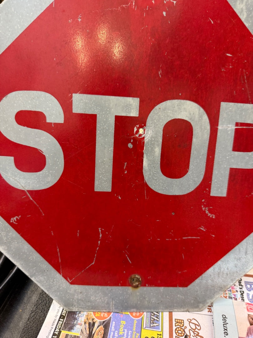 Vintage small stop sign
