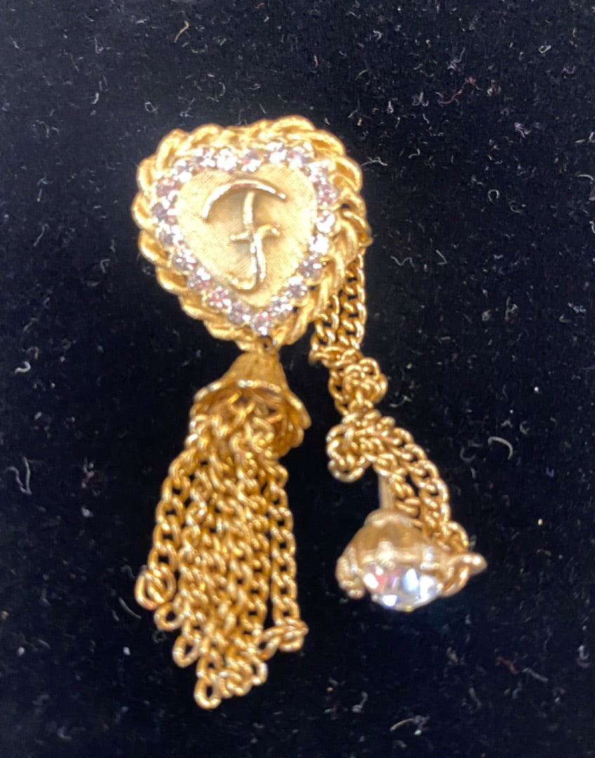 Vintage Avon Heart Pin