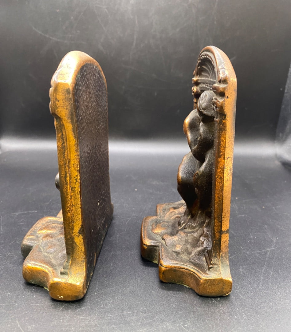 Cast Iron Thinker Bookends
