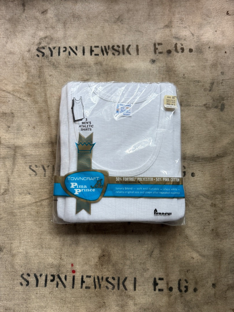 Vtg 60s Towncraft nos undershirts size 40 new one