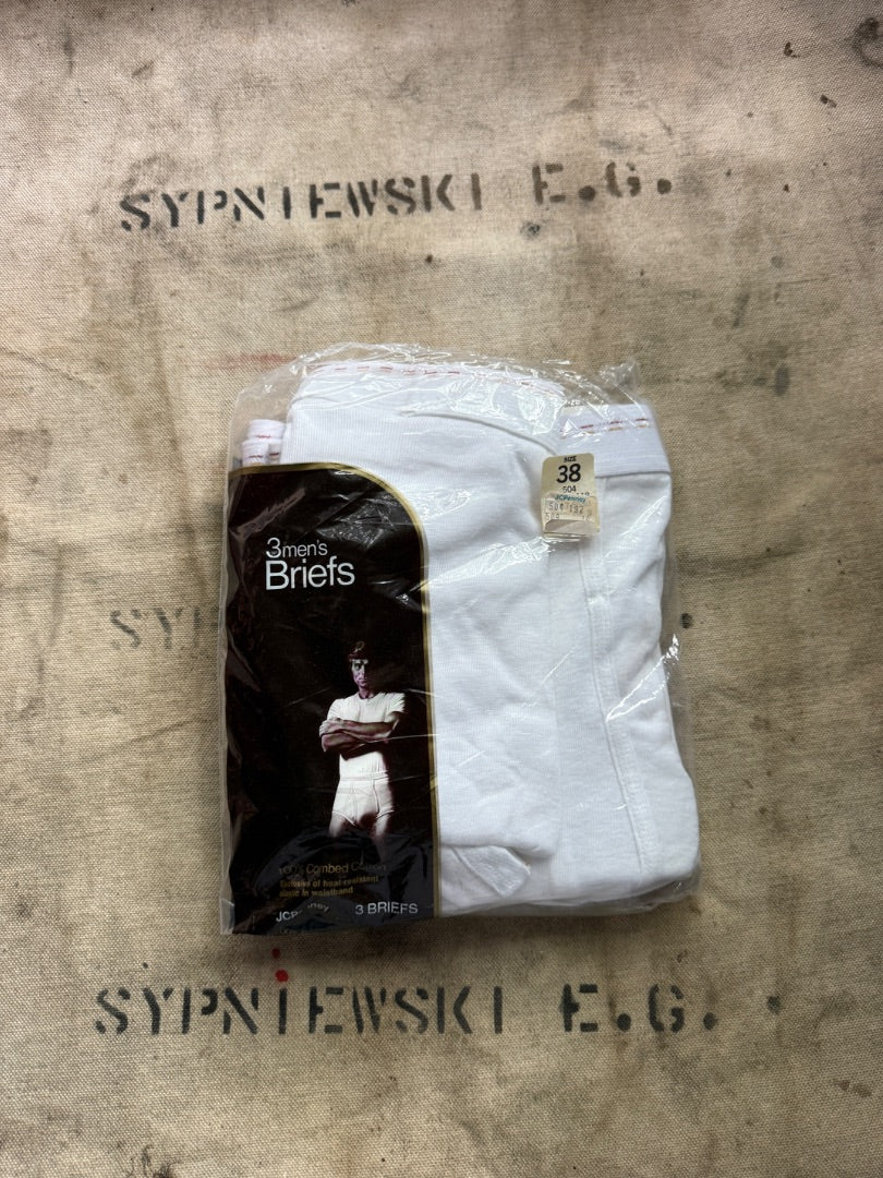 Vintage 70s size 38 towncraft men’s briefs new old stock