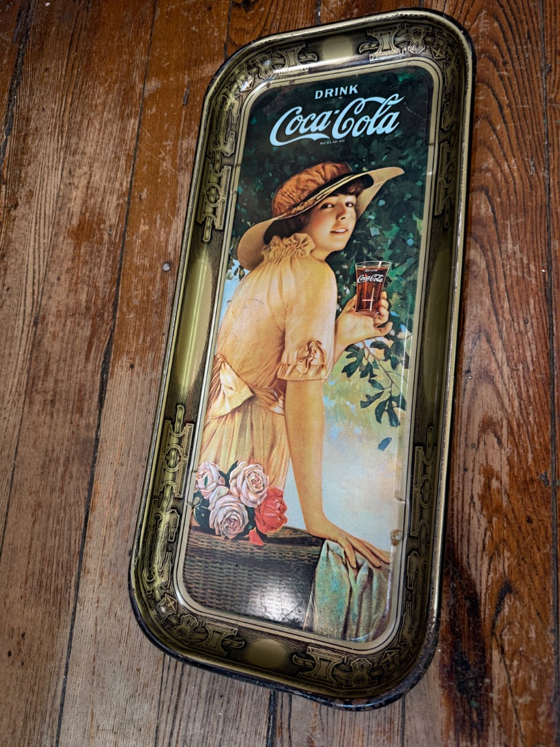 1972 Coca Cola Tin Tray