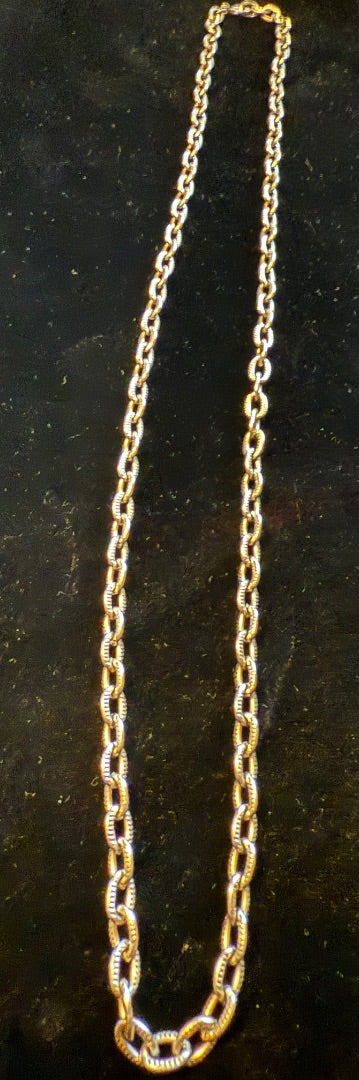 Heavy Silver Toned Chain - AVON
