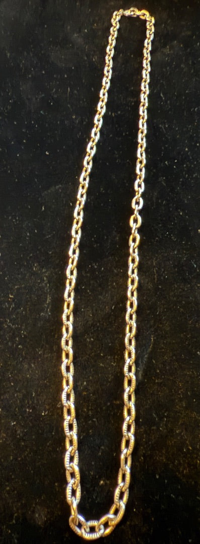 Heavy Silver Toned Chain - AVON