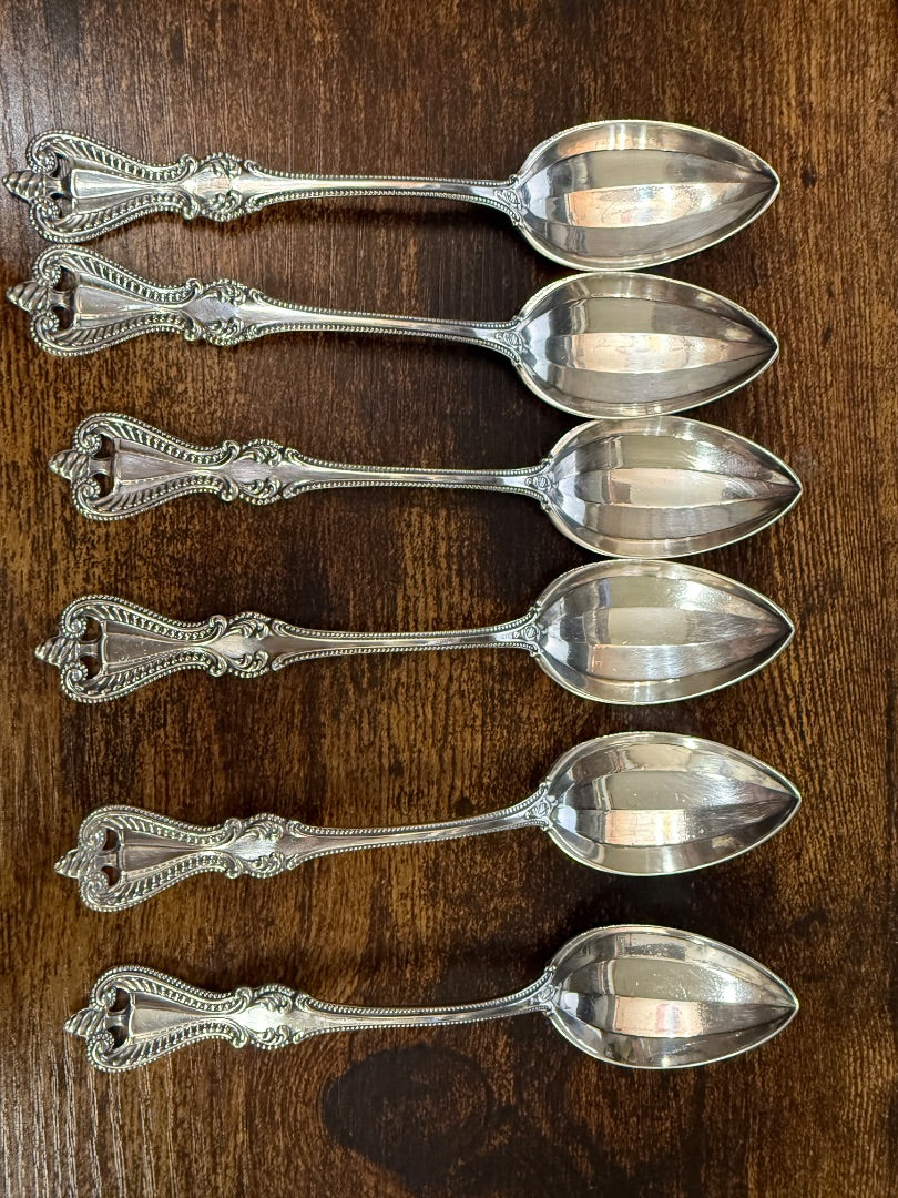 6  STERLING spoons  Towle Old Colonial