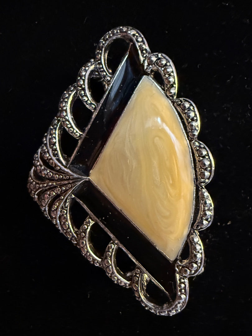 Vtg Avon Art Deco Brooch