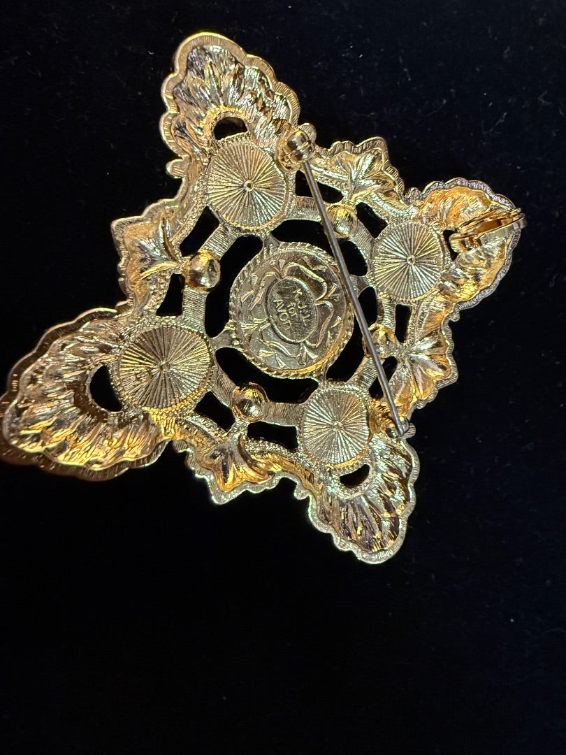 VTG KJL AVON Pearl Brooch