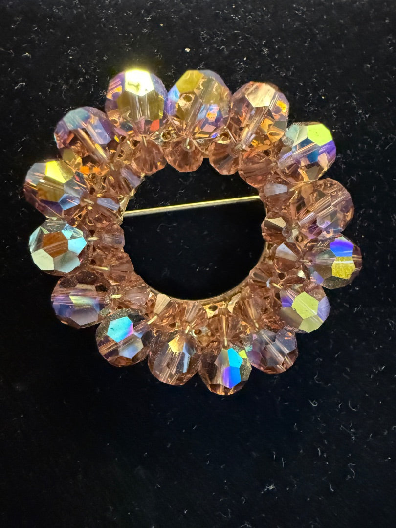 Austrian Aurora Borealis Brooch