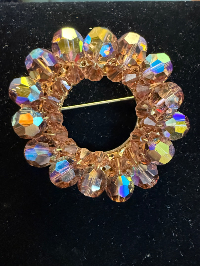 Austrian Aurora Borealis Brooch