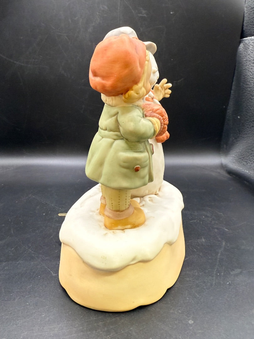 Memories of Yesterday  Enesco "Frosty The Snowman" Music Box Figurine Tested