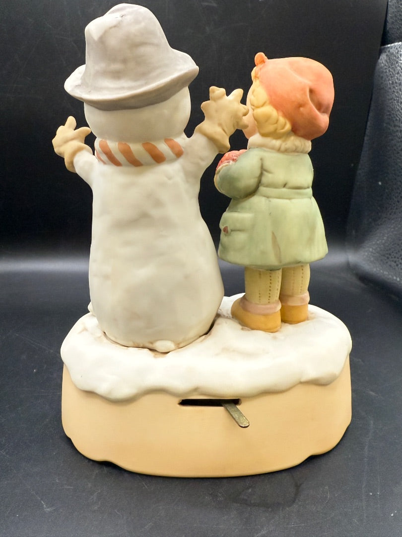 Memories of Yesterday  Enesco "Frosty The Snowman" Music Box Figurine Tested