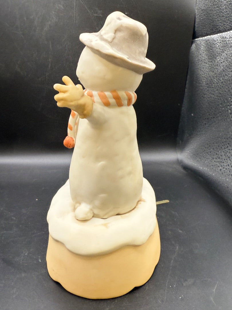 Memories of Yesterday  Enesco "Frosty The Snowman" Music Box Figurine Tested